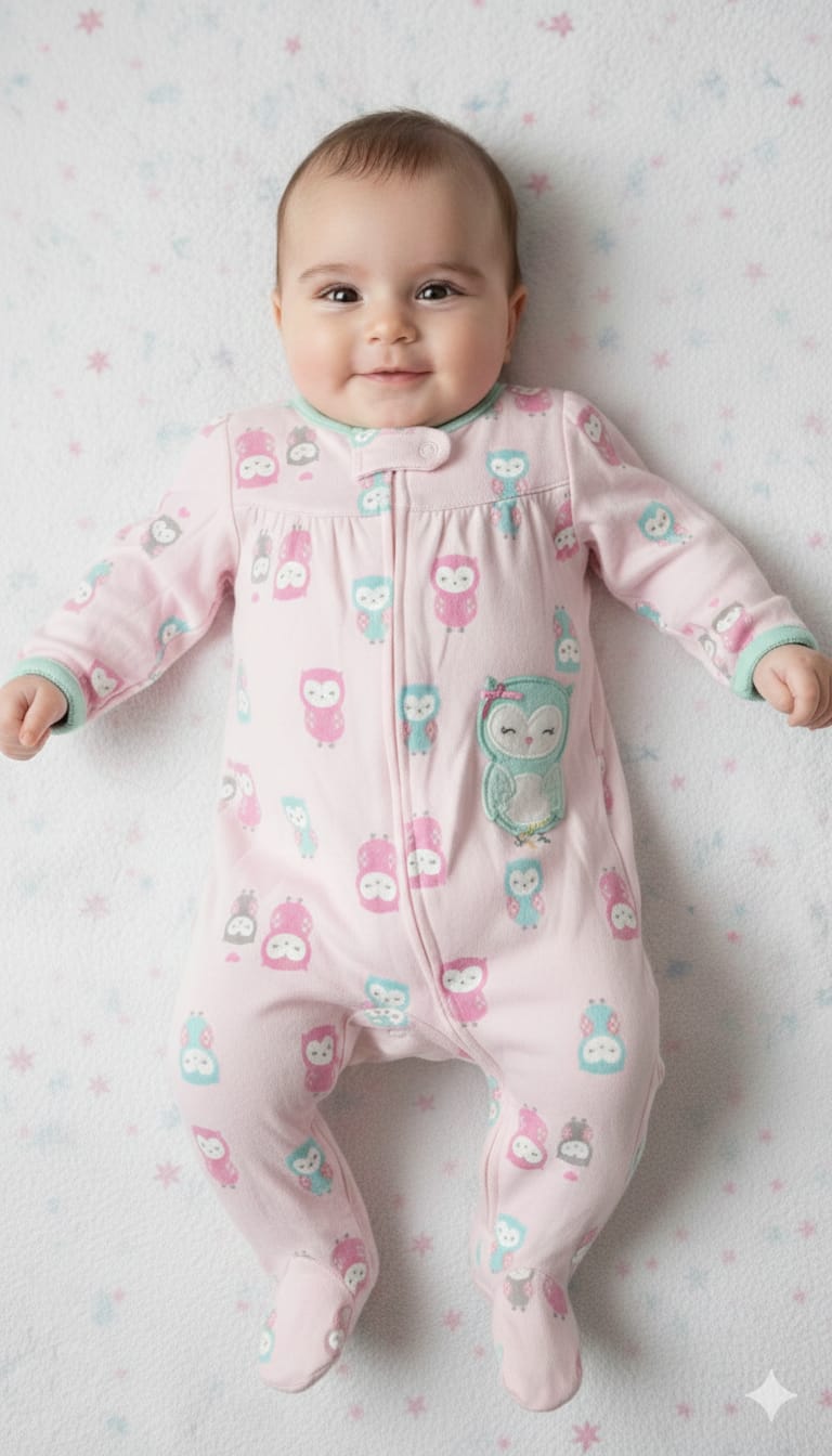 overall coton  owl