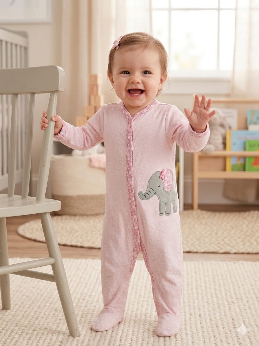 overall coton elephant