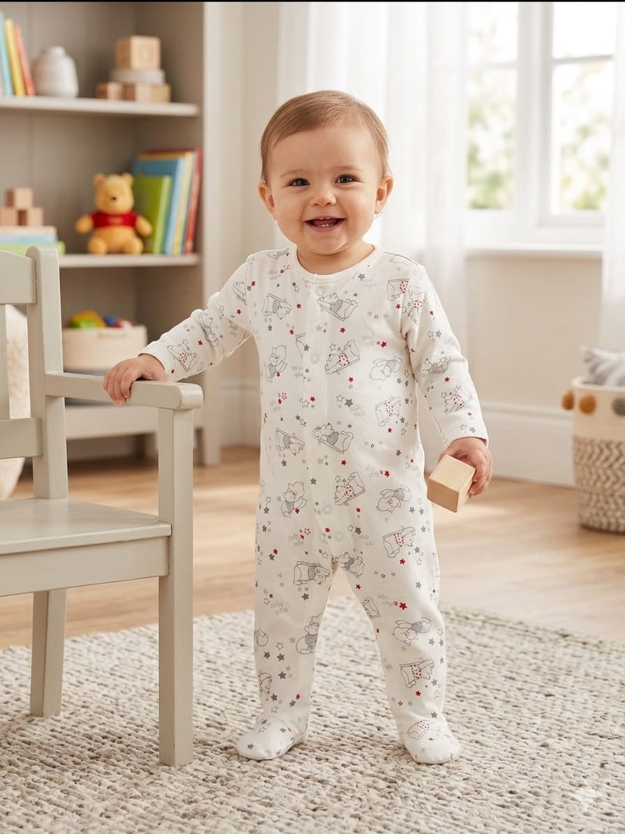 overall coton winnie the poo