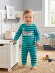overall coton whale
