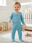 overall coton blue
