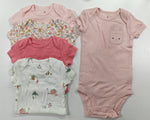 Baby GIRL Cotton Bodysuits PINK Bunny