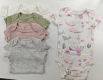 Baby GIRL Cotton Bodysuits whale&🦑🪸