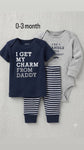 Baby 3-Piece set  i get my charm
