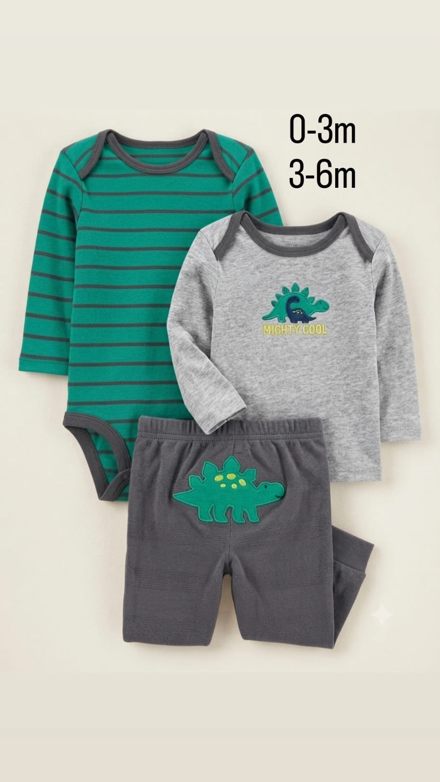 Baby 3-Piece set mighty cool