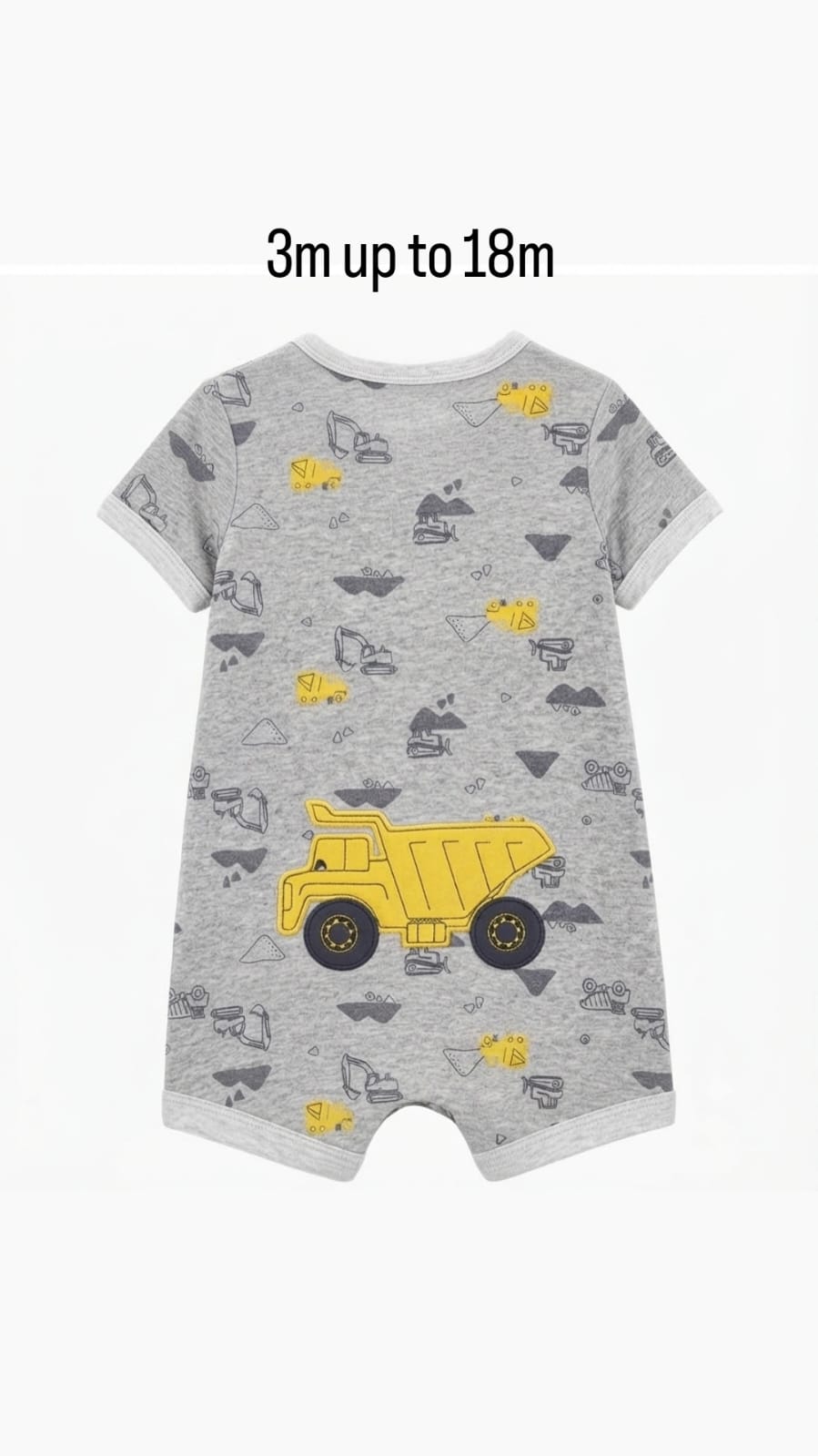 Romper  gray truck
