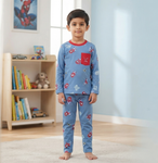 long sleeve cotton pajama Spiderman