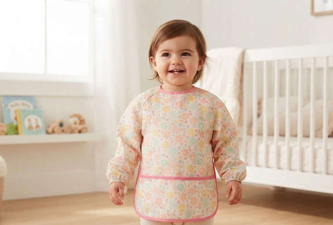 long sleeve bibs roses