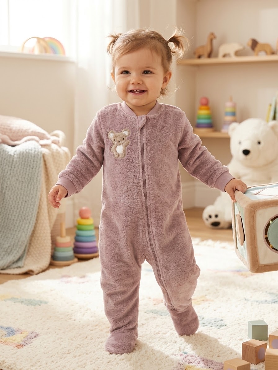 winter overall  purple