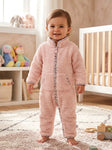 winter overall  pink