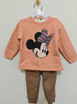winter pyjama fleece inside Minnie mouse orange