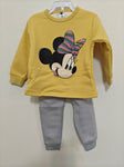 winter pyjama fleece inside Minnie mouse yellow