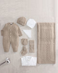 leo king winter set hospital  brown