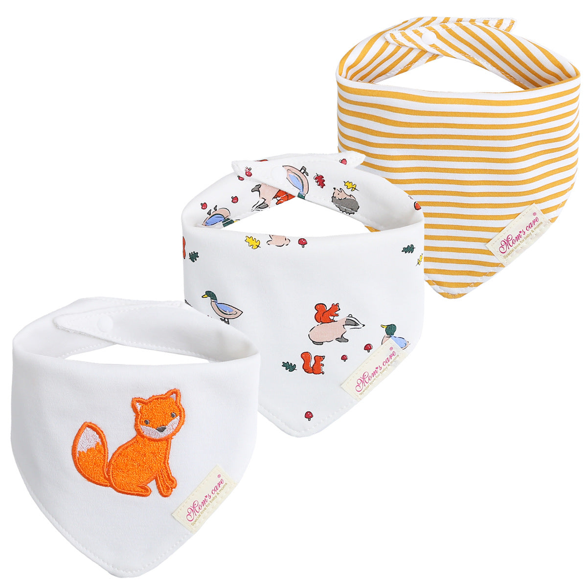 Mom's Care Bibs 3pcs lion