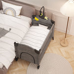Foldable Metal Baby Bed KIDILO COFFEE