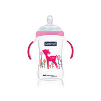 Extra Wide Neck Feeding Bottle With Handle 240ml OPB-0104