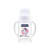 Narrow Neck Orthodontic Feeding Bottle- Handle 140ml  OPB-1021