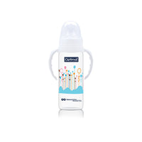 Narrow Neck Orthodontic Feeding Bottle With Handle 240ml OPB-1022