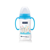 Wide Neck Feeding Bottle With Handle 300ml OPB-1031