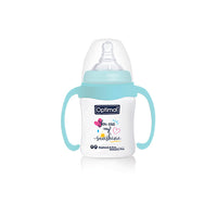 Wide Neck Feeding Bottle With Handle 180ml OPB-1035