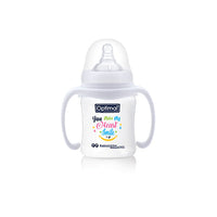 Wide Neck Feeding Bottle With Handle 180ml OPB-1035
