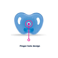 Round Nipple Silicone Pacifier – 0+  OPB-1444