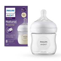 Avent Natural Response Baby Plastic Bottle 0m+ 125ml