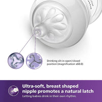Avent Natural Response Baby Plastic Bottle 0m+ 125ml