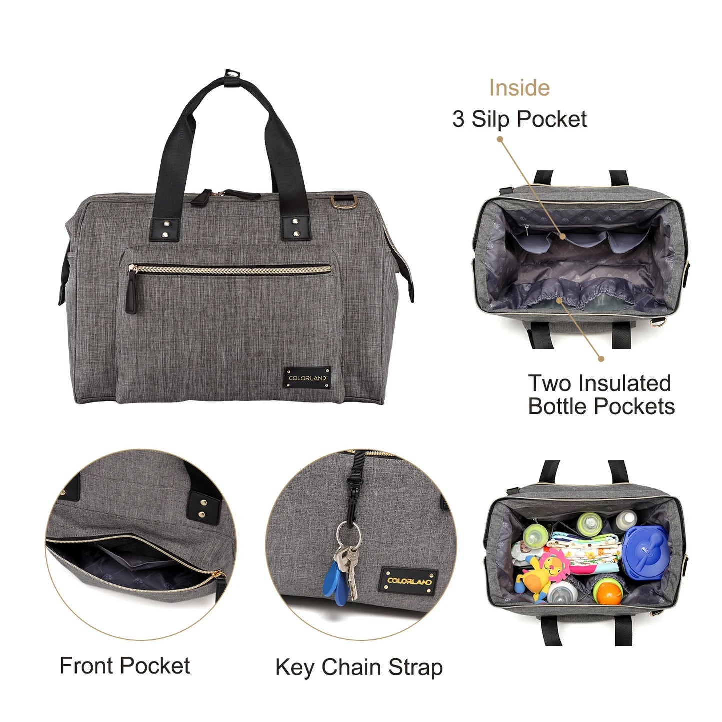 color land bag gray