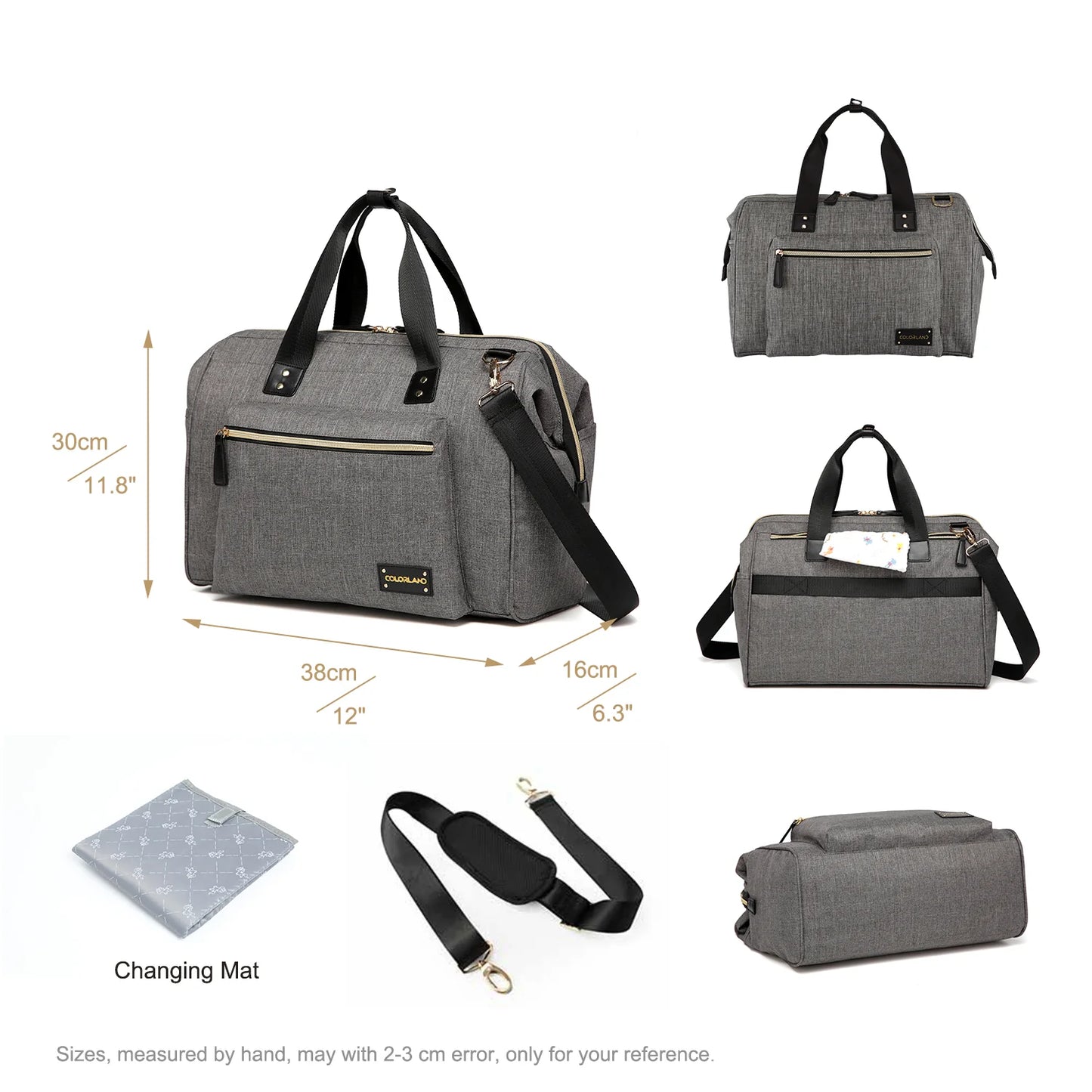 color land bag gray