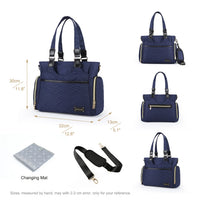 Matilda Tote Baby Changing Bag(CLD-TT313) navy