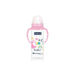 Narrow Neck Feeding Bottle With Handle 240 ML OPB-1027