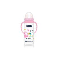 Narrow Neck Feeding Bottle With Handle 240 ML OPB-1027