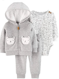 winter tracksuite gray