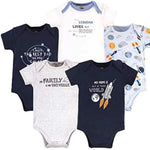 Baby Boy Cotton Bodysuits rockets