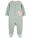 winter overall green butterfly