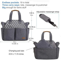 Lekebaby Diaper Bag