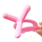 Rubber Baby Teether Pink