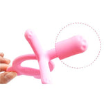 Rubber Baby Teether Pink