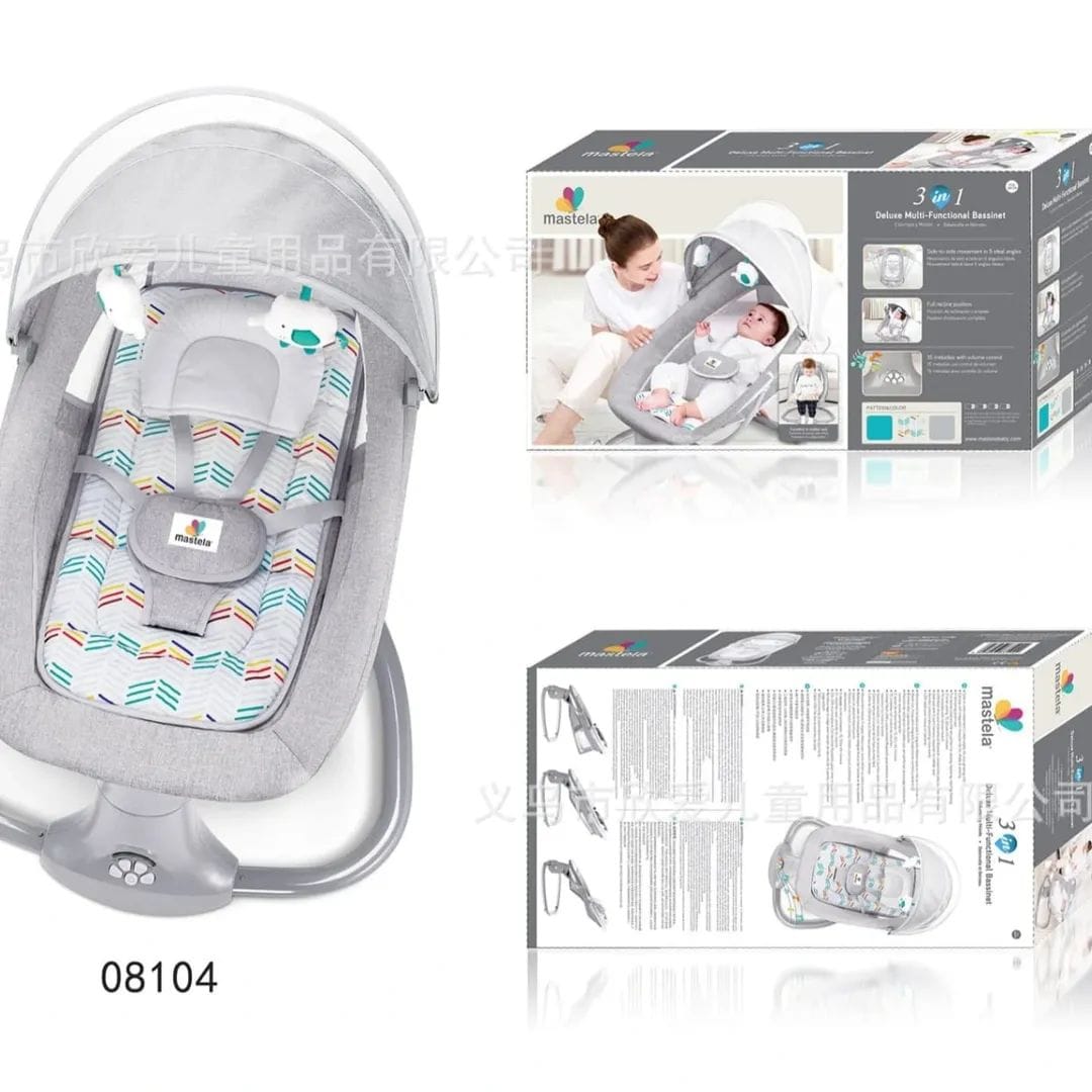 3 in 1 Mastela Deluxe Multi-Functional Swing Bassinet.