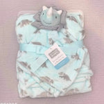 winter blanket Textured fauxfur buddy&blanket  dinasour