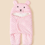 winter swaddle pink