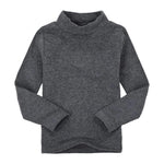 high neck body 100% coton  dark gray