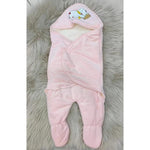 winter swaddle pink  bear