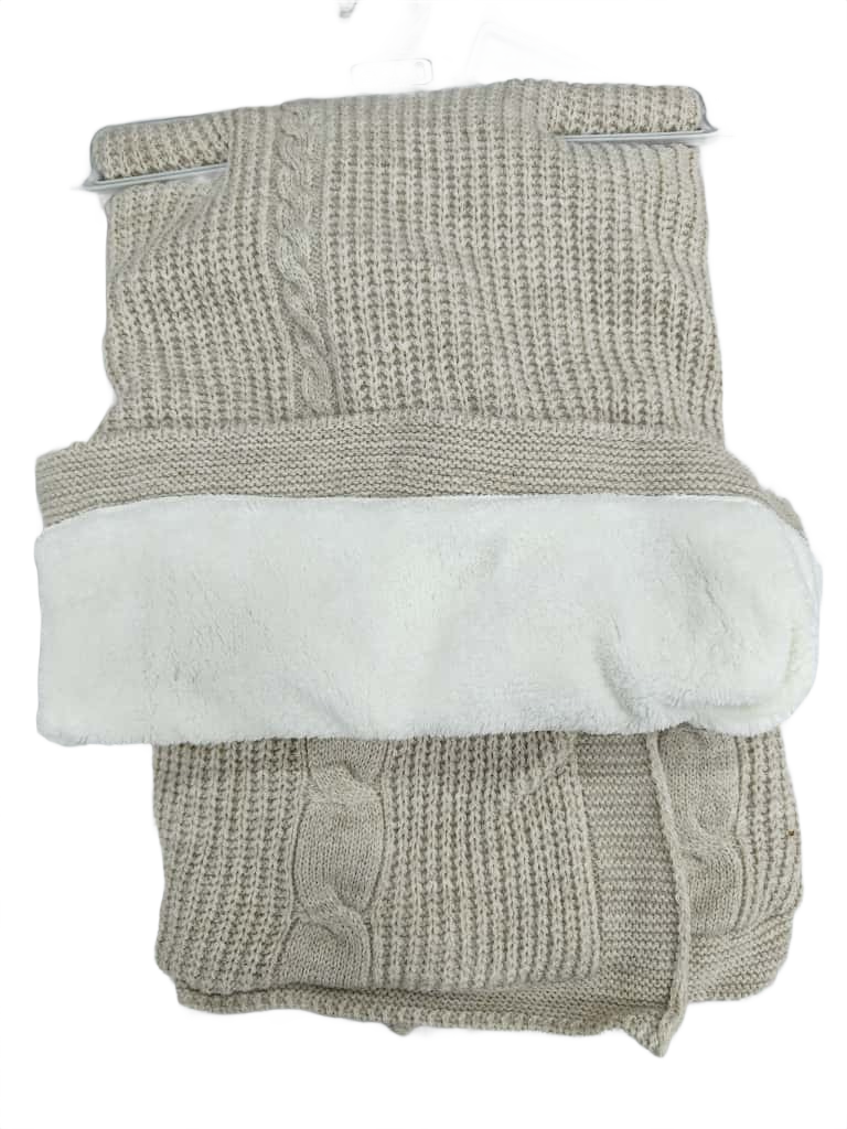 winter blanket sebi warm inside  beige