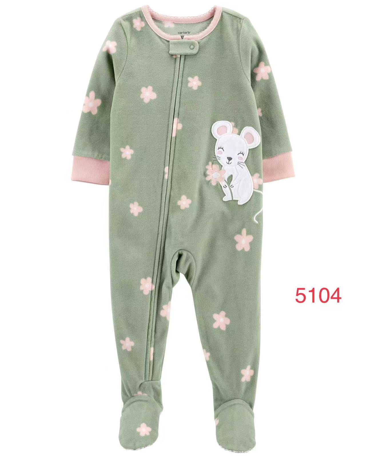 winter overall green mouse