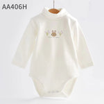 high neck body suit 100% cotton off-white bunny