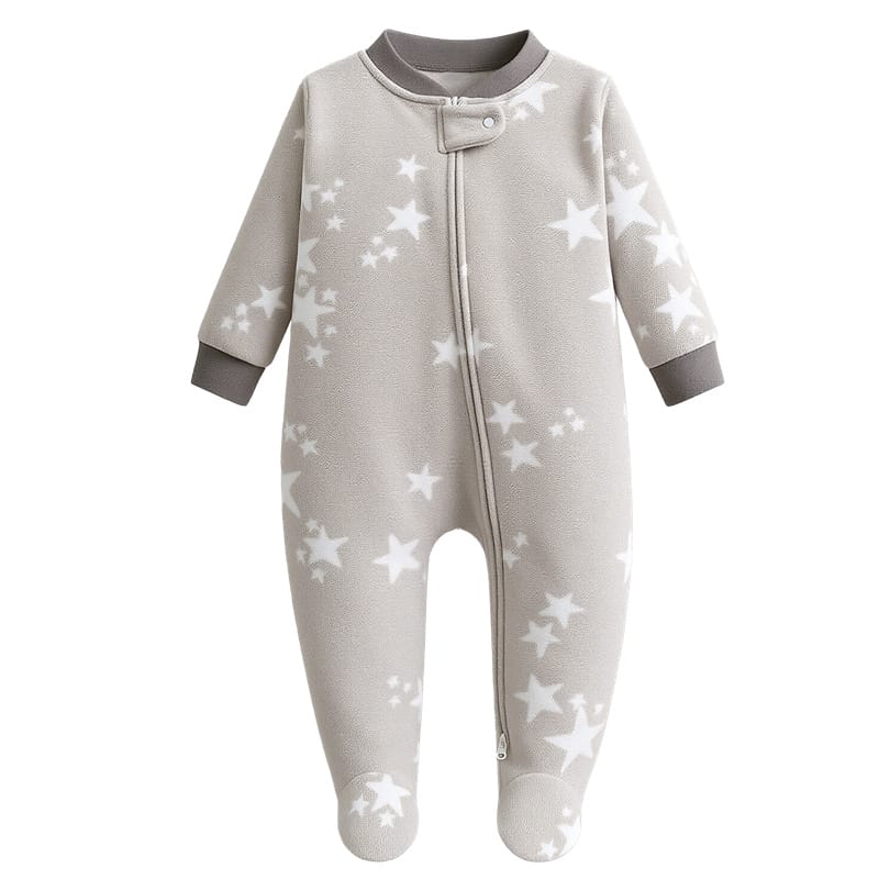 Winter Overall gray stars