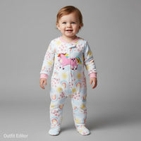 winter overall  unicorn