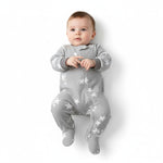 Winter Overall gray stars